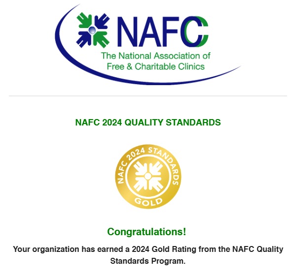 NAFC 2024 Quality Standards Gold Rating seal awarded to Foundation for Better Education