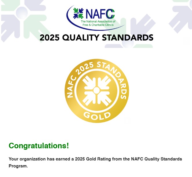 NAFC 2025 Quality Standards Gold Rating seal awarded to Foundation for Better Education