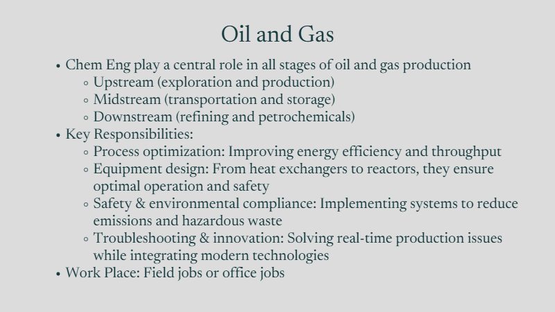 Slide 6: Oil and Gas