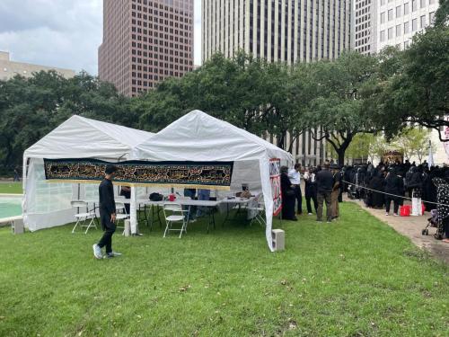 Ashura Medical camp at City Hall Houston on July 14, 2024.-2